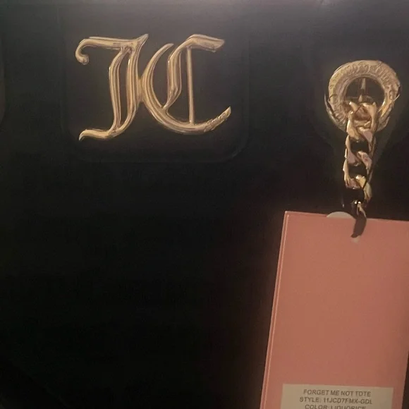 Juicy Couture Black and Gold Tote Bag NWT - Picture 1 of 6